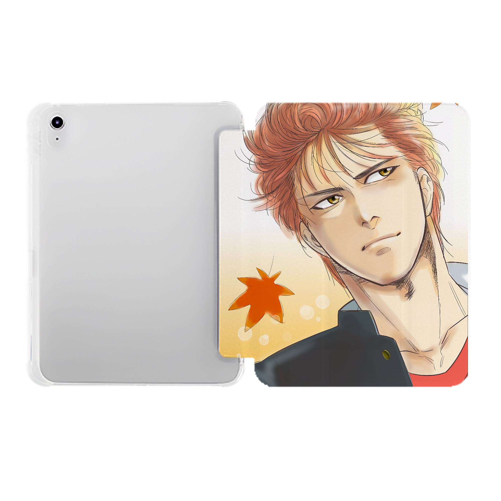 （画像用） SLAM DUNK／スラムダンク IPad ケース ペン収納付き 三つ折りスタンド PUレザー×シリコン 対応機種9.5/10.5/10.9インチ